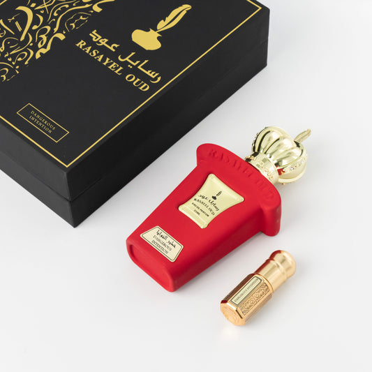 Rasayel Oud Dangerous Intention Perfume + Oil Set, Unisex